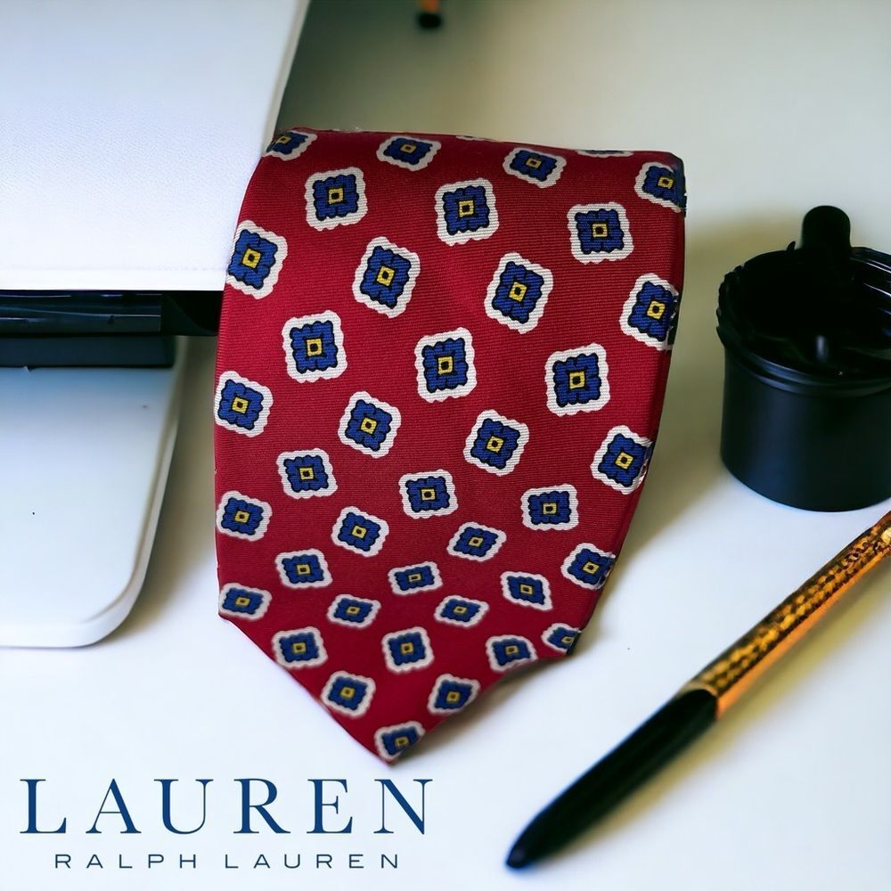 Lauren Ralph Lauren Red Silk Tie
